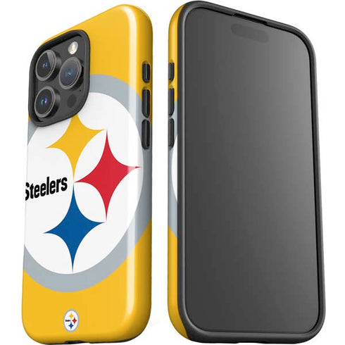 NFL Pittsburgh Steelers Large Logo iPhone 16 Pro Impact Case