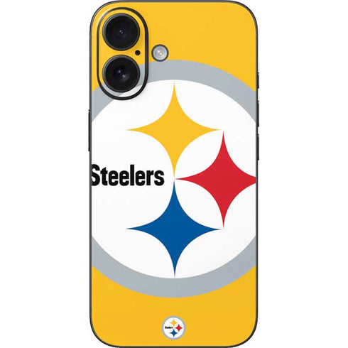 NFL Pittsburgh Steelers Large Logo iPhone 16 Skin