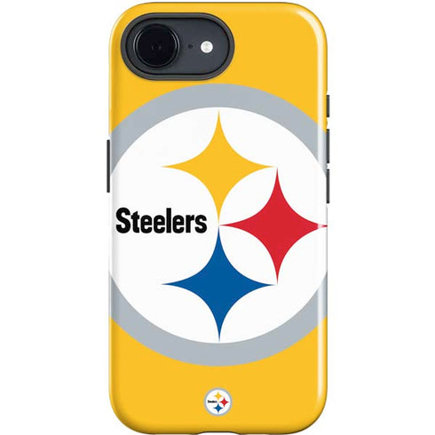 NFL Pittsburgh Steelers Large Logo iPhone 16e Impact Case