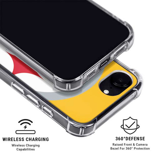 NFL Pittsburgh Steelers Large Logo iPhone 16e MagSafe Case
