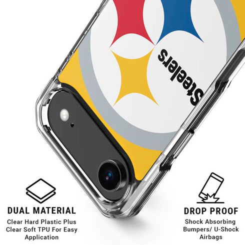 NFL Pittsburgh Steelers Large Logo iPhone 17 Air MagSafe Case