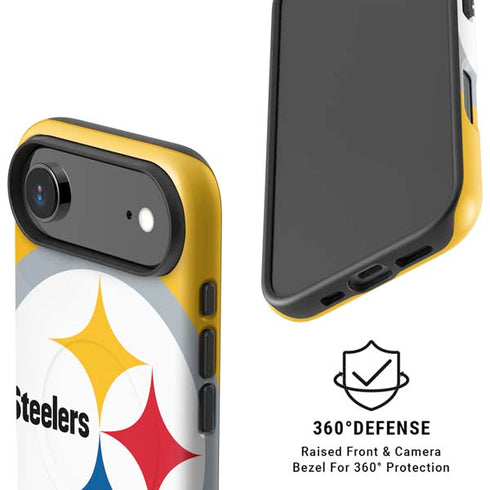 NFL Pittsburgh Steelers Large Logo iPhone 17 Air Magsafe Impact Case