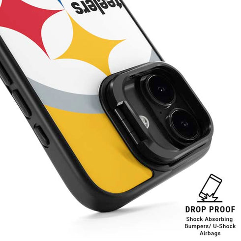 NFL Pittsburgh Steelers Large Logo iPhone 17 Kickstand Case