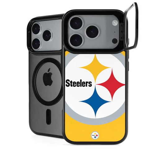 NFL Pittsburgh Steelers Large Logo iPhone 17 Pro Max Kickstand Case