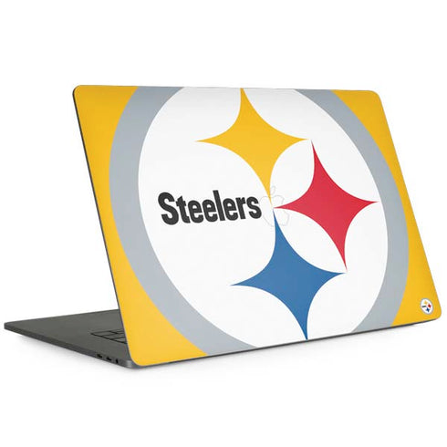 NFL Pittsburgh Steelers Large Logo MacBook Skins