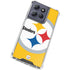 NFL Pittsburgh Steelers Large Logo Moto G 5G (2025) Clear Case