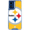 NFL Pittsburgh Steelers Large Logo Moto G 5G (2024) Clear Case