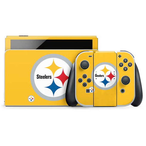 NFL Pittsburgh Steelers Large Logo Nintendo Skins
