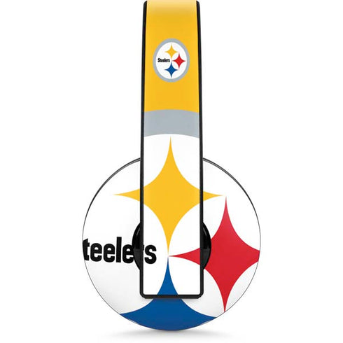NFL Pittsburgh Steelers Large Logo PlayStation 4 Gold Wireless Headset Skin