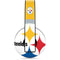 NFL Pittsburgh Steelers Large Logo PlayStation 4 Gold Wireless Headset Skin