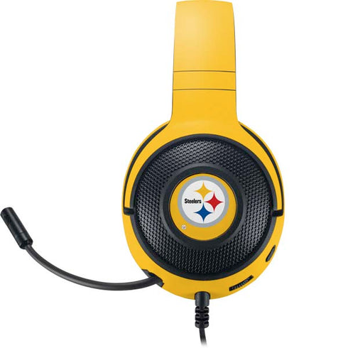 NFL Pittsburgh Steelers Large Logo Razer Kraken X Skin