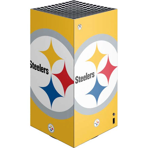 NFL Pittsburgh Steelers Large Logo XBox Series X Digital Edition Console Skin