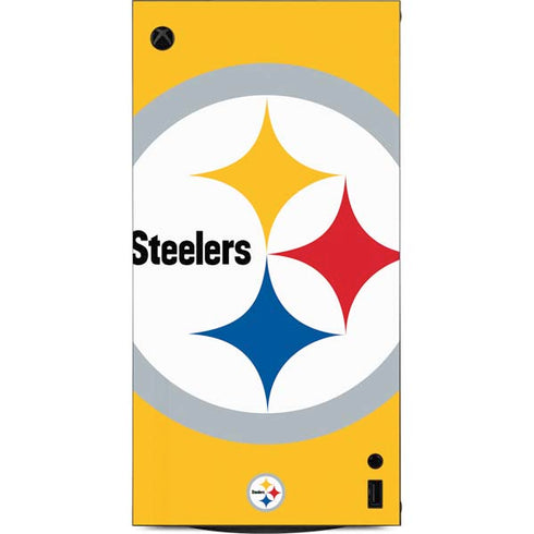 NFL Pittsburgh Steelers Large Logo XBox Series X Digital Edition Console Skin