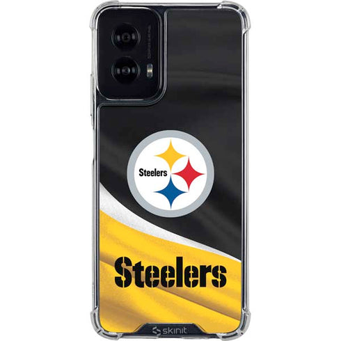 NFL Pittsburgh Steelers Moto G Power 5G (2024) Clear Case