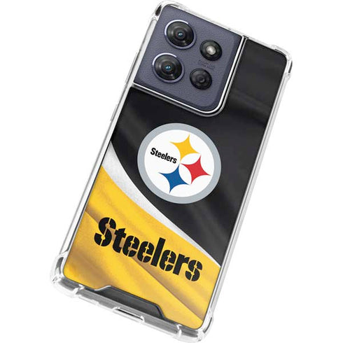NFL Pittsburgh Steelers Moto G Power 5G (2025) Clear Case