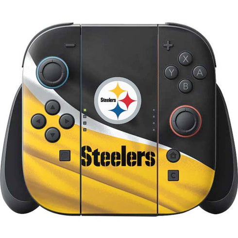 NFL Pittsburgh Steelers Nintendo Switch 2 (2025) Joy-Con Controller Skin