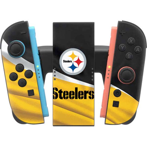 NFL Pittsburgh Steelers Nintendo Switch 2 (2025) Joy-Con Controller Skin