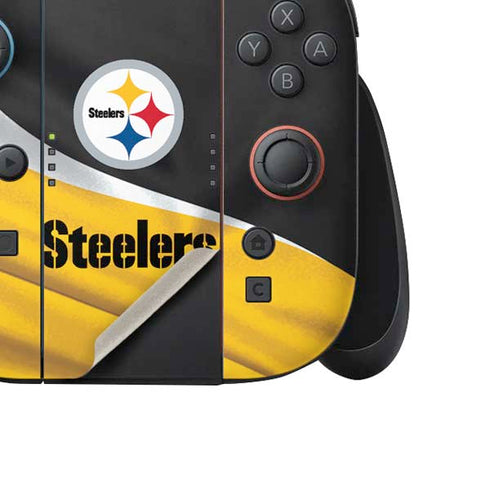 NFL Pittsburgh Steelers Nintendo Switch 2 (2025) Joy-Con Controller Skin