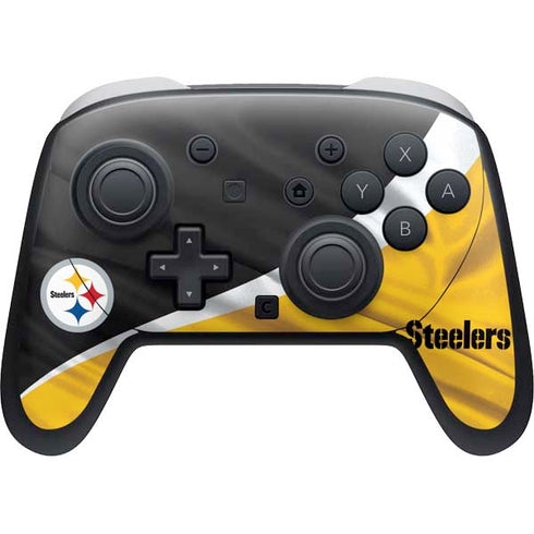 NFL Pittsburgh Steelers Nintendo Switch 2 (2025) Pro Controller Skin