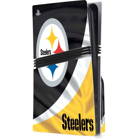 NFL Pittsburgh Steelers PS5 Pro Disk Console Skin