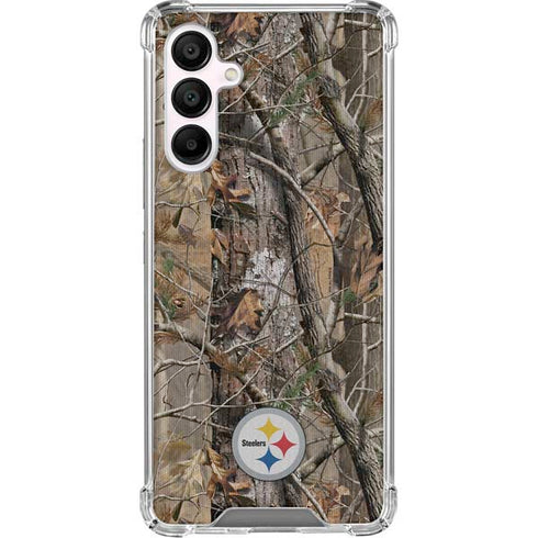 NFL Pittsburgh Steelers Realtree AP Camo Galaxy A16 5G Clear Case
