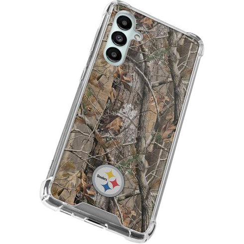 NFL Pittsburgh Steelers Realtree AP Camo Galaxy A16 5G Clear Case