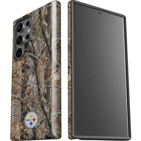 NFL Pittsburgh Steelers Realtree AP Camo Galaxy S23 Ultra Pro Case