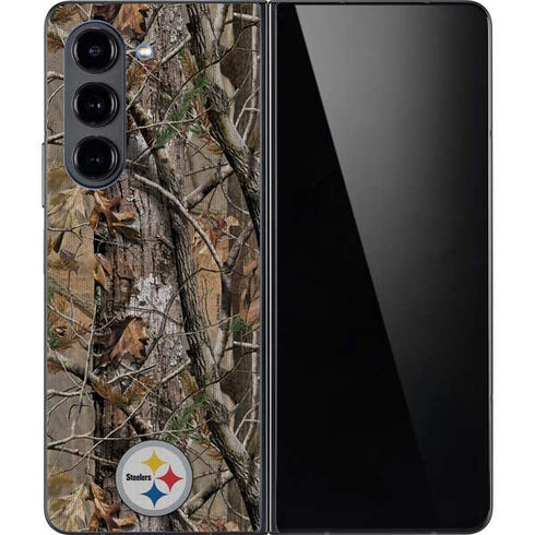 NFL Pittsburgh Steelers Realtree AP Camo Galaxy Z Fold5 5G Skin