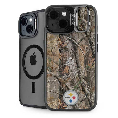 NFL Pittsburgh Steelers Realtree AP Camo iPhone 14 Kickstand Case