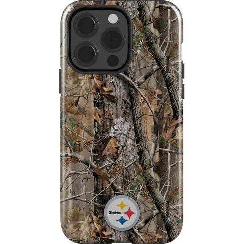 NFL Pittsburgh Steelers Realtree AP Camo iPhone 15 Pro Impact Case