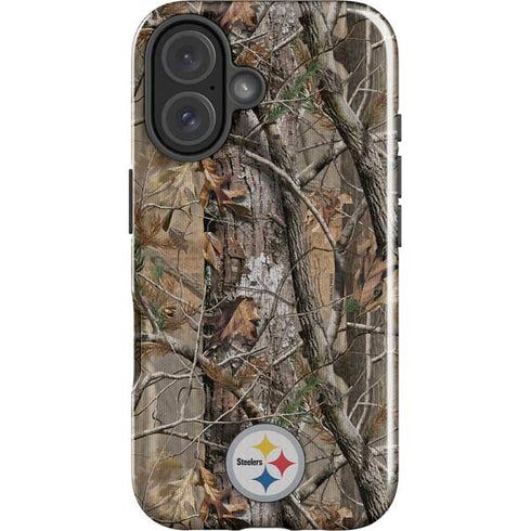 NFL Pittsburgh Steelers Realtree AP Camo iPhone 16 Plus Impact Case