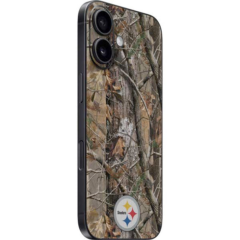 NFL Pittsburgh Steelers Realtree AP Camo iPhone 16 Plus Skin