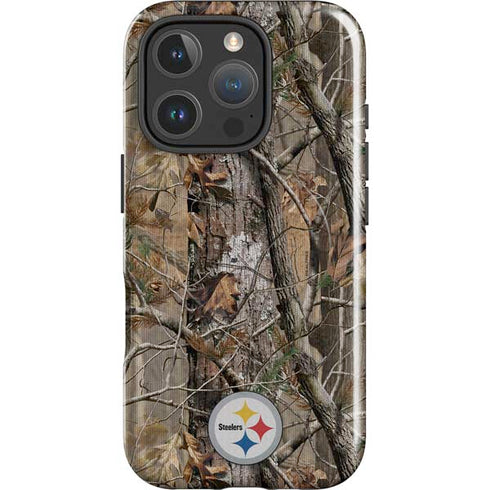 NFL Pittsburgh Steelers Realtree AP Camo iPhone 16 Pro Magsafe Impact Case