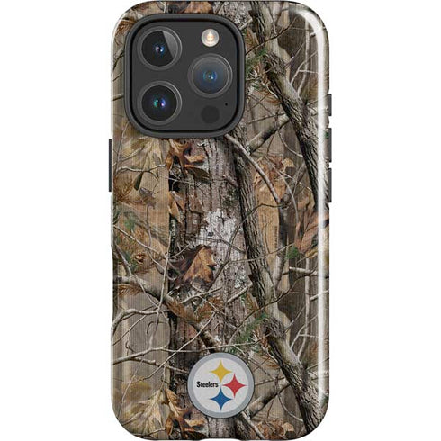 NFL Pittsburgh Steelers Realtree AP Camo iPhone 16 Pro Max Magsafe Impact Case