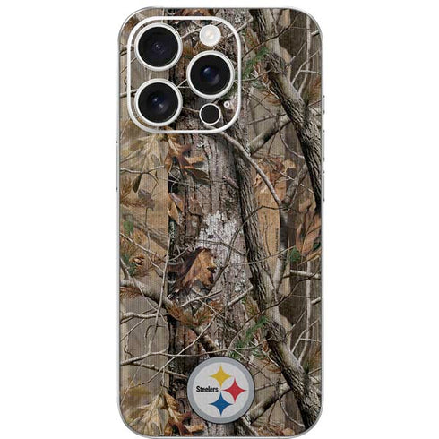 NFL Pittsburgh Steelers Realtree AP Camo iPhone 16 Pro Skin