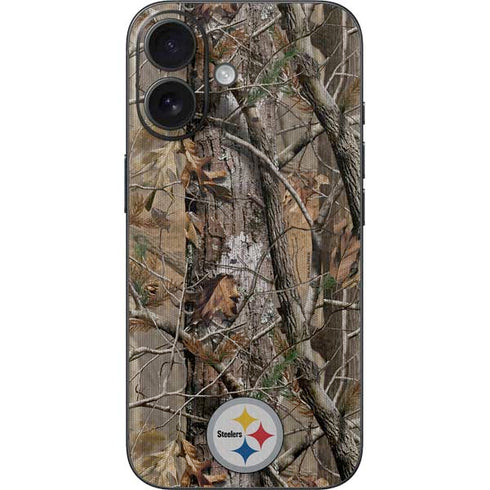 NFL Pittsburgh Steelers Realtree AP Camo iPhone 16 Skin