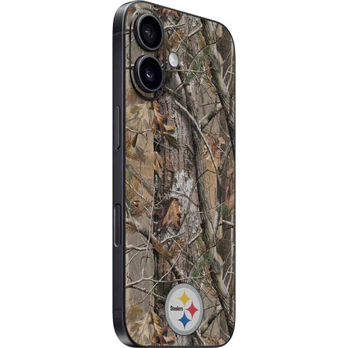 NFL Pittsburgh Steelers Realtree AP Camo iPhone 16 Skin