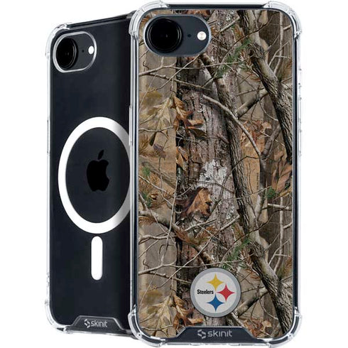 NFL Pittsburgh Steelers Realtree AP Camo iPhone 16e MagSafe Case