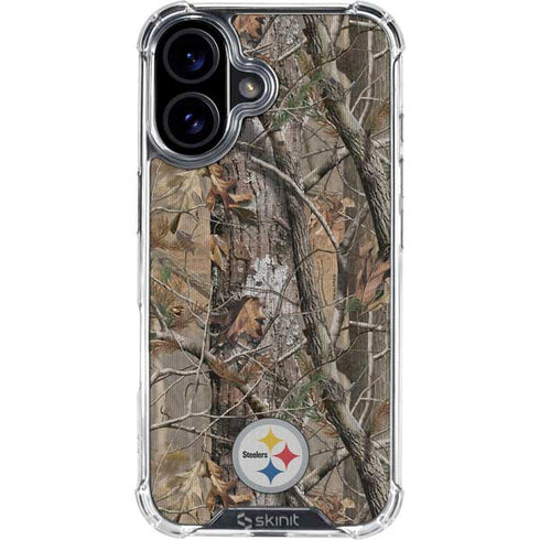 NFL Pittsburgh Steelers Realtree AP Camo iPhone 17 Clear Case