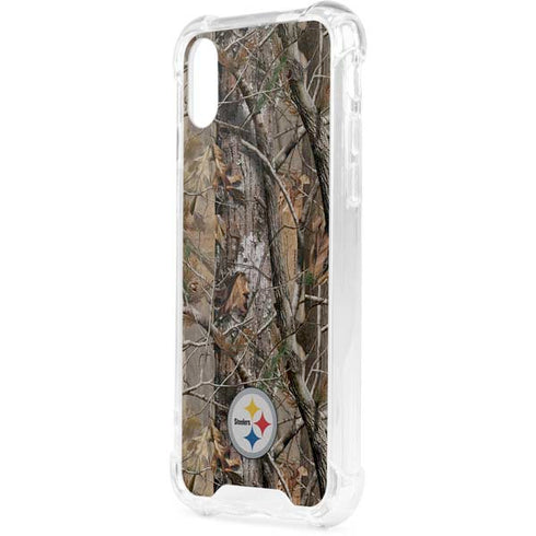 NFL Pittsburgh Steelers Realtree AP Camo iPhone XS Clear Case