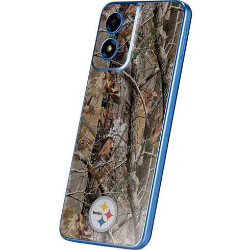 NFL Pittsburgh Steelers Realtree AP Camo Moto G Play 4G (2024) Skin