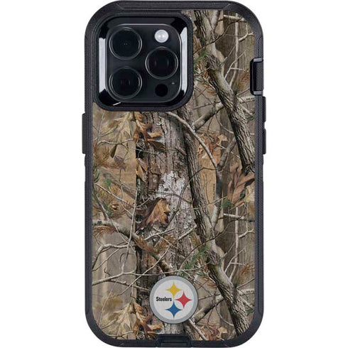 NFL Pittsburgh Steelers Realtree AP Camo Otterbox Defender iPhone Skin