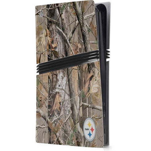 NFL Pittsburgh Steelers Realtree AP Camo PS5 Pro Console Skin