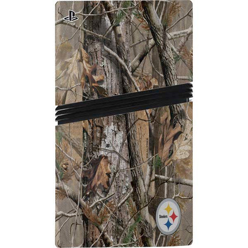 NFL Pittsburgh Steelers Realtree AP Camo PS5 Pro Console Skin