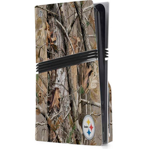 NFL Pittsburgh Steelers Realtree AP Camo PS5 Pro Disk Console Skin