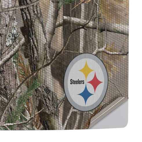 NFL Pittsburgh Steelers Realtree AP Camo PS5 Slim Digital Edition Console Skin