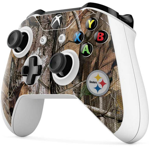 NFL Pittsburgh Steelers Realtree AP Camo Xbox One S All-Digital Edition Bundle Skin