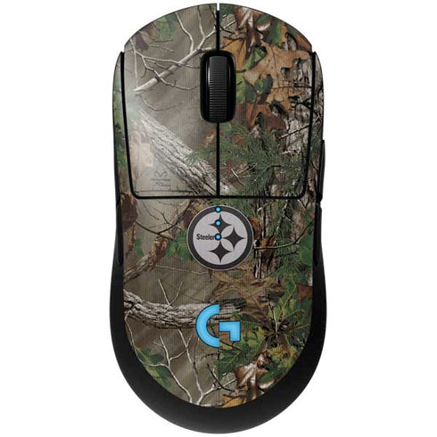 NFL Pittsburgh Steelers Realtree Xtra Green Camo G Pro Wireless Gaming Mouse Skin