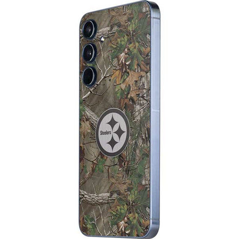 NFL Pittsburgh Steelers Realtree Xtra Green Camo Galaxy A55 5G Skin