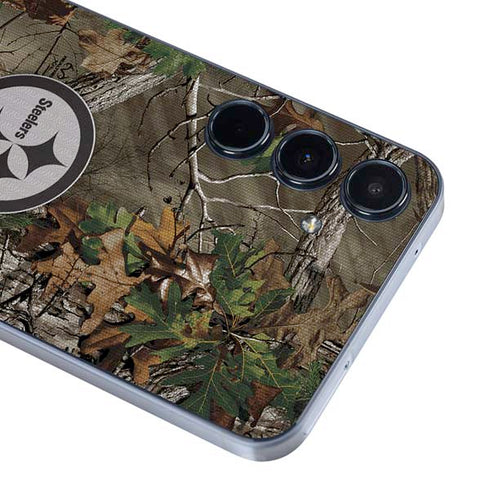NFL Pittsburgh Steelers Realtree Xtra Green Camo Galaxy A55 5G Skin